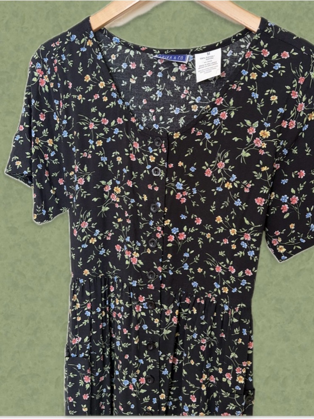 Vintage 90’s Erika & Co. Floral Dress